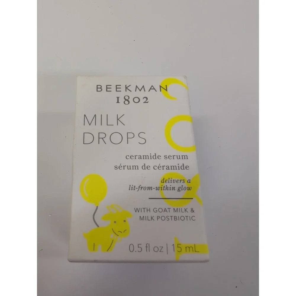 Beekman 1802 Milk Drops Ceramide Serum 15 mL 0.5 oz. Travel Size Mini New in Box